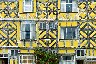 Tudor style timber-framed house in Corve Street, Ludlow, Shropshire, UK