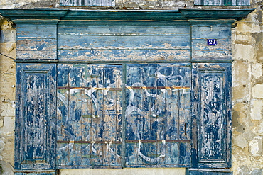 Street scene at St Martin de Re,  Ile de Re, France