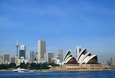 Sydney Opera House and skyline, Sydney, Australia