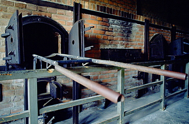 The gas ovens at  the Majdanek Concentration Camp in Poland.