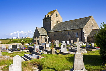 Ancient church in Normandy, France