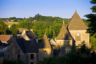 Traditional French architecture in St Genies in the Perigord region,  France