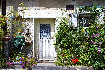 Traditional French cottage at Rivarennes, Loire Valley, France