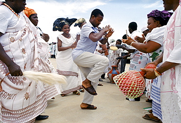 Nigerian locals at tribal gathering cultural event at Maiduguri in Nigeria, West Africa