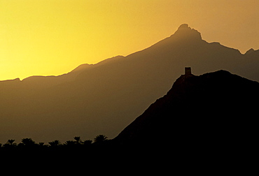 Landscape in Oman, Middle East