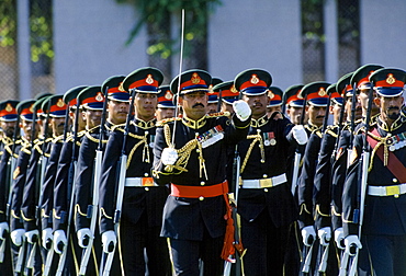 Military parade in Muscat in Oman, Middle East