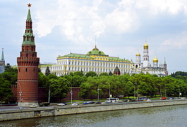 The Kremlin and Moscow River, Russia