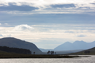 Breathtaking Scottish landscape in the western Highlands of Scotland, United Kingdom, Europe