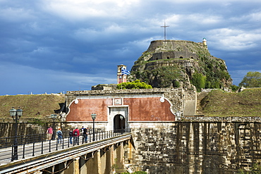 Old Fort (Paleo Frourio), UNESCO World Heritage Site,  Kerkyra, Corfu Town, Ionian Islands, Greek Islands, Greece, Europe