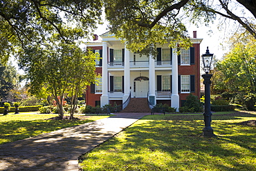 Rosalie 19th Century Greek Revival style antebellum plantation mansion house Natchez, Mississippi USA