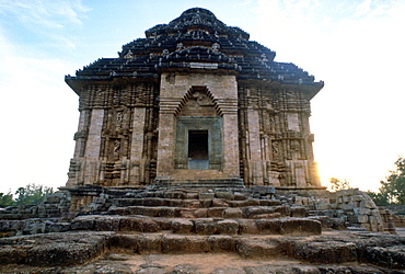 The Sun Temple in Konrak, Bengal, India, which is famous for its erotic carvings.