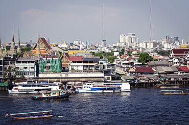 Chao Phraya River, Bangkok, Thailand, Southeast Asia, Asia 