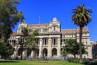 Palacio de Justicia, Beaux-arts structure, Supreme Court home, Plaza Lavalle, Congreso and Tribunales, Buenos Aires, Argentina, South America