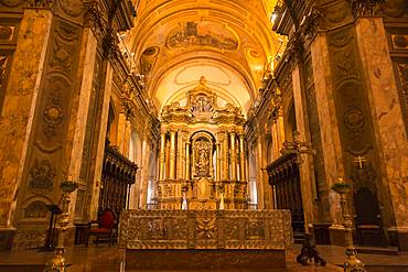 Interior of Catedral Metropolitana (Metropolitan Cathedral), Plaza de Mayo, The Center, Buenos Aires, Argentina, South America