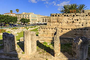 Temple of Apollo (Tempio di Apollo), Ortigia (Ortygia), Syracuse (Siracusa), UNESCO World Heritage Site, Sicily, Italy, Europe