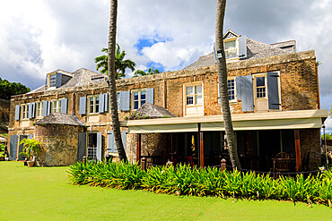 Nelson's Dockyard, Admiral's Inn hotel, historic restoration of Copper and Lumber Store, English Harbour, Antigua, Antigua and Barbuda, Leeward Islands, West Indies, Caribbean, Central America