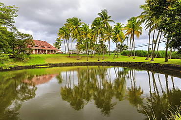 Distillerie Longueteau, historic rum distillery, Sainte Marie, Capesterre Belle Eau, Basse Terre, Guadeloupe, Leeward Islands, West Indies, Caribbean, Central America