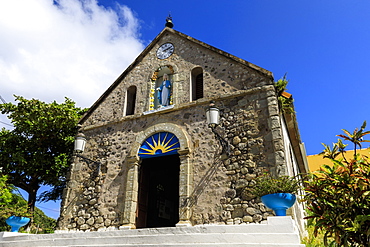 Notre Dame de l'Assomption church, Terre de Haut, Iles Des Saintes, Les Saintes, Guadeloupe, Leeward Islands, West Indies, Caribbean, Central America