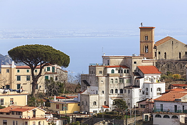 View of Ravello, from Scala, Costiera Amalfitana (Amalfi Coast), UNESCO World Heritage Site, Campania, Italy, Europe