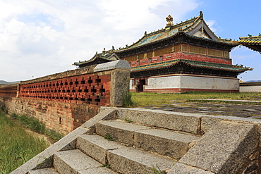 Zuu of Buddha temple, Erdene Zuu Khiid, Buddhist Monastery, Kharkhorin (Karakorum), Central Mongolia, Central Asia, Asia