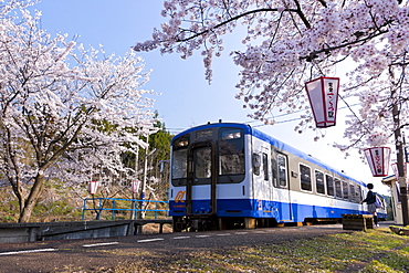 Railway Station Notokashima, Noto, Ishikawa Prefecture, Japan