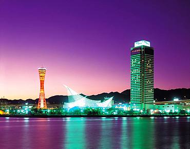 Kobe Port Tower, Hyogo Prefecture, Kobe, Japan