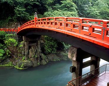 Nikko Futarasan Shrin, Shinkyo Bridge and Daiya River, Tochigi, Japan