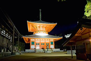 Konpon Daito, Kongobuji Temple, Wakayama, Japan