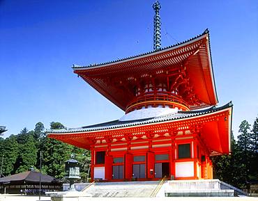 Konpondaitou, Koyasan, Wakayama, Japan