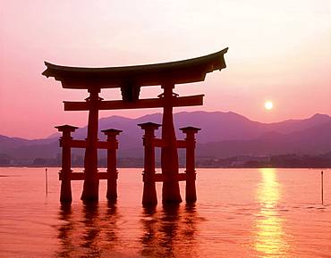 Ootorii in the Evening, Hiroshima Prefecture, Japan