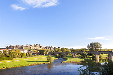 A view of the town of Carcassonne (Languedoc-Roussillon, France)