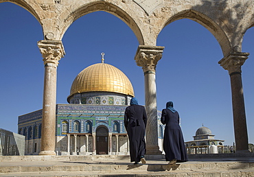 The Dome of the Rock on the Temple Mount, Jerusalem, Israel