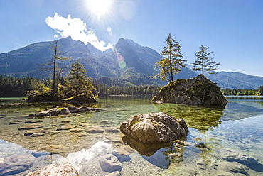 The beautiful Hintersee, Bavaria, Germany