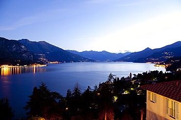 View of Lake Como from Hotel Lumin in Lombardy, Italy