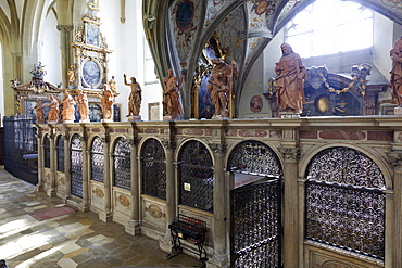 St. Ulrich's and St. Afra's Abbey in Augsburg, Bavaria, Germany