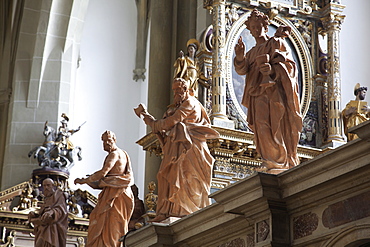 St. Ulrich's and St. Afra's Abbey in Augsburg, Bavaria, Germany