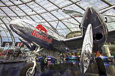 Aeroplane at Ikarus Restaurant in Hangar-7, Salzburg, Austria