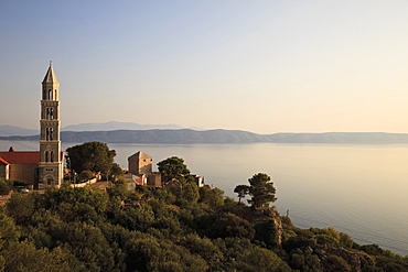 View of Makarska city and sea in Croatia