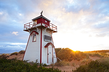 Lighthouse at Covehead in Prince Edward Island National Park, Canada