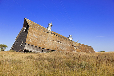 Ruins of farmers house at Saskatchewan, Canada