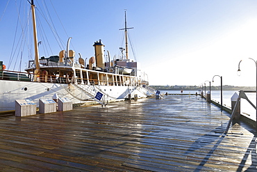 Ship on port at Halifax Regional Municipality, Nova Scotia, Canada