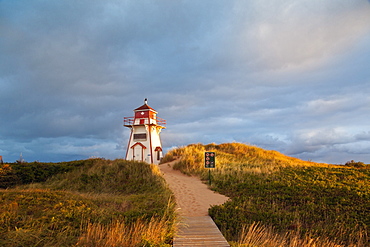 Lighthouse at Covehead in Prince Edward Island National Park, Canada