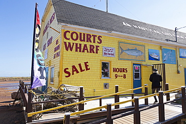 Courts Wharf at North Rustico Harbour, Canada