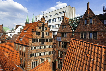 Roof of Roselius house, Bremen, Germany