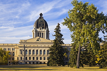 Facade of Legislative Assembly of Saskatchewan, Canada