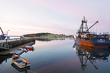 View of Lunenburg Harbour, Nova Scotia, Canada