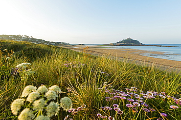 St. Michaels Mount, tidal island (Cornwall, England)