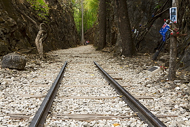 Hellfire Pass Museum, on the infamous Thai-Burmese Death Railway built by prisoners of war under the Japanese, Hellfire Pass, Kanchanaburi, Thailand, Southeast Asia, Asia