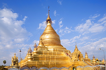 Main stupa in the Kuthodaw Paya Mandalay, Myanmar (Burma), Southeast Asia