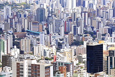 Apartment blocks in the city centre, Belo Horizonte, Minas Gerais, Brazil, South America